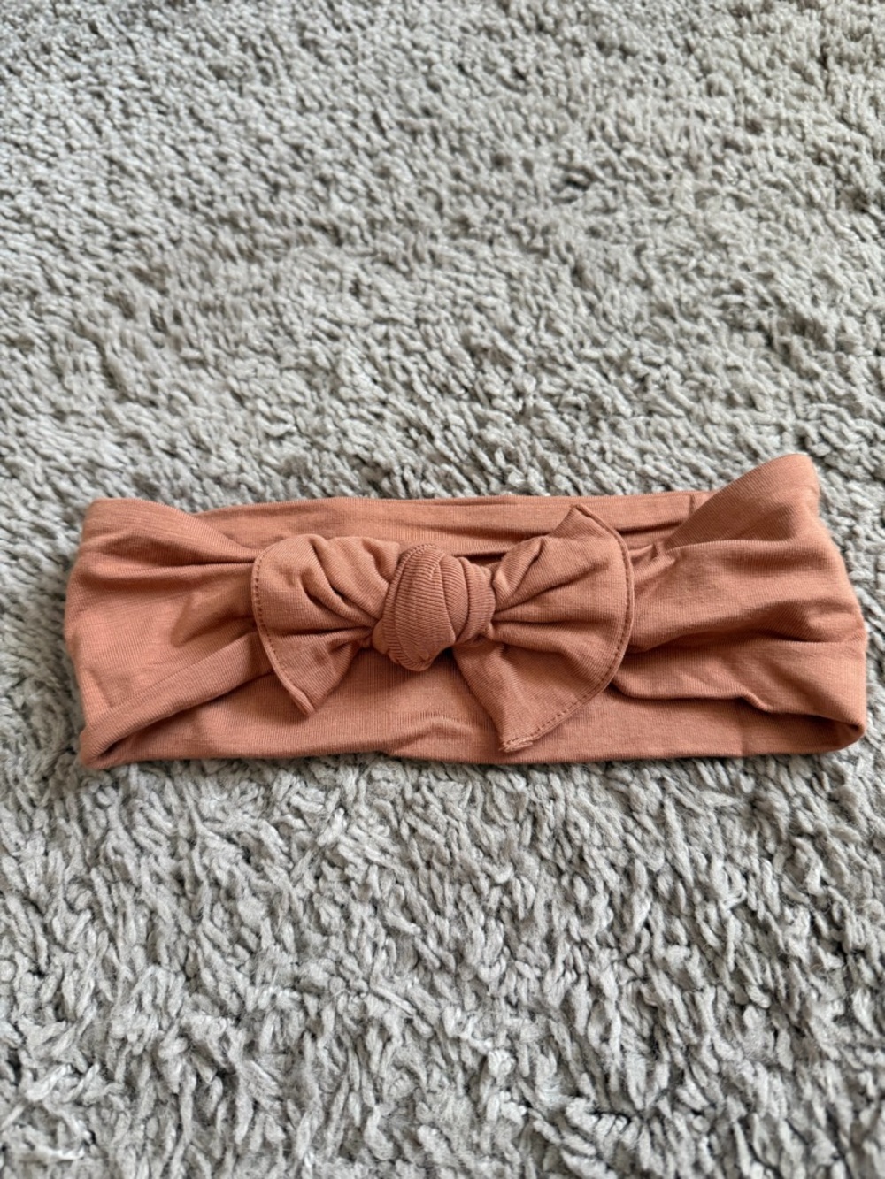 Kyte Baby Light Brown Infant Headband Bow